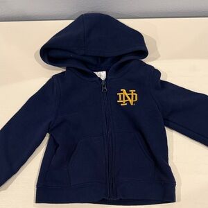 Kids Navy Blue notre dame Hoodie